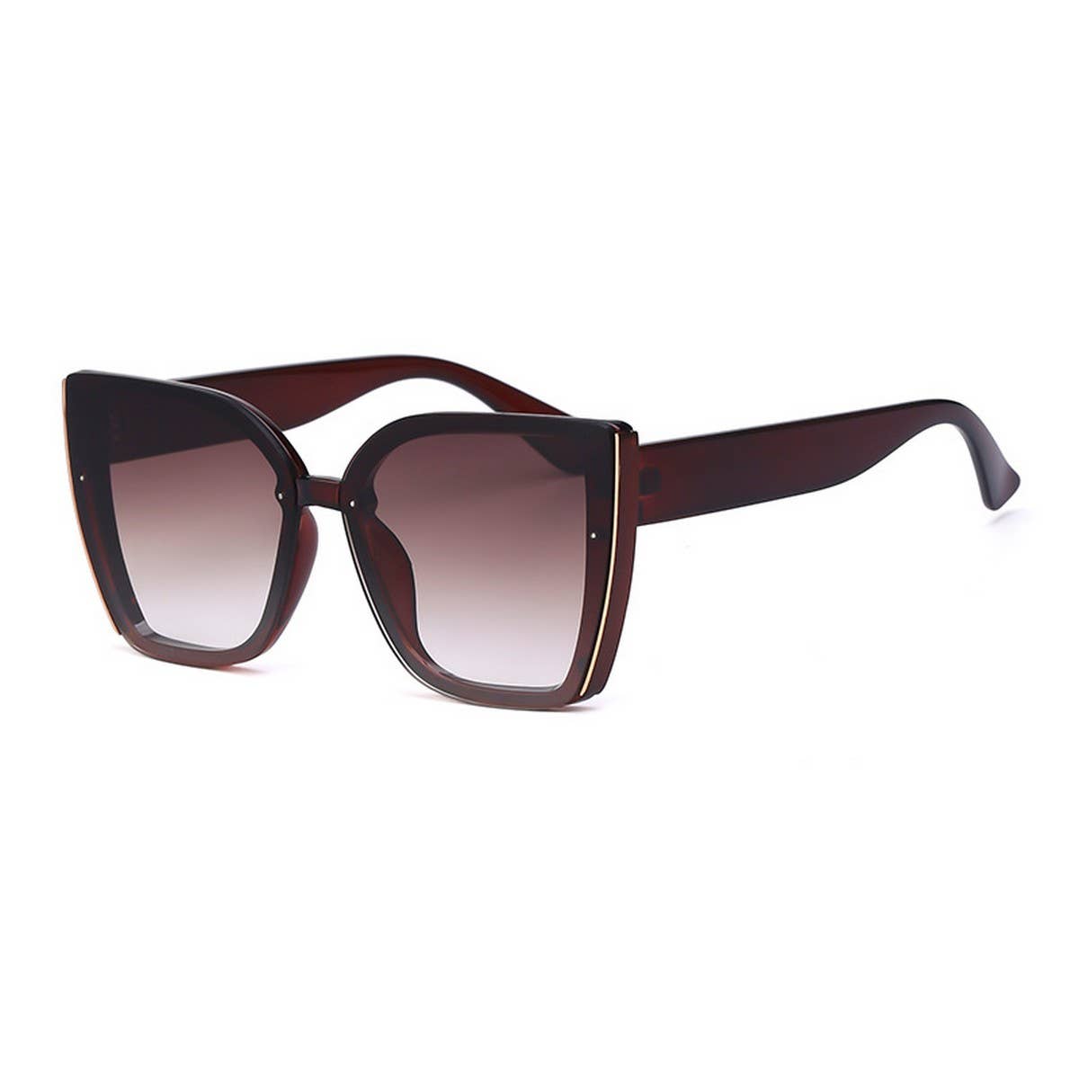 FASHION LARGE FRAME SUNGLASSES CAT EYE SUNGLASSES_CWASG0586