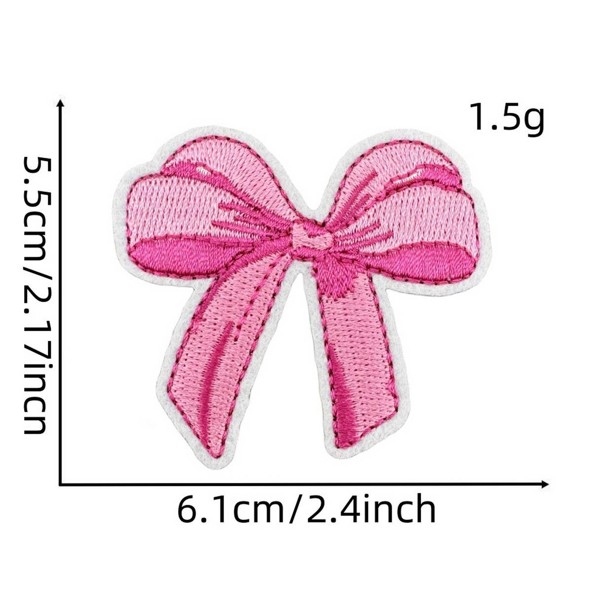 NEW PINK BOW SERIES EMBROIDERED PATCHES