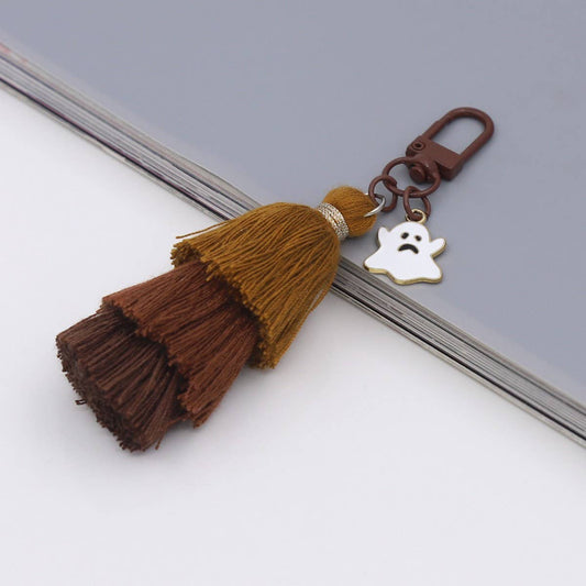 BOHEMIAN STYLE MULTI-LAYERED TASSEL KEYCHAIN_CWMM3556