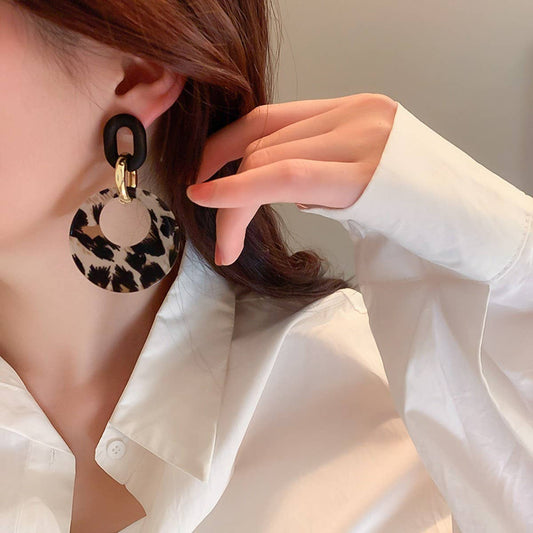 GEOMETRIC CIRCLE RETRO VERSATILE EARRINGS