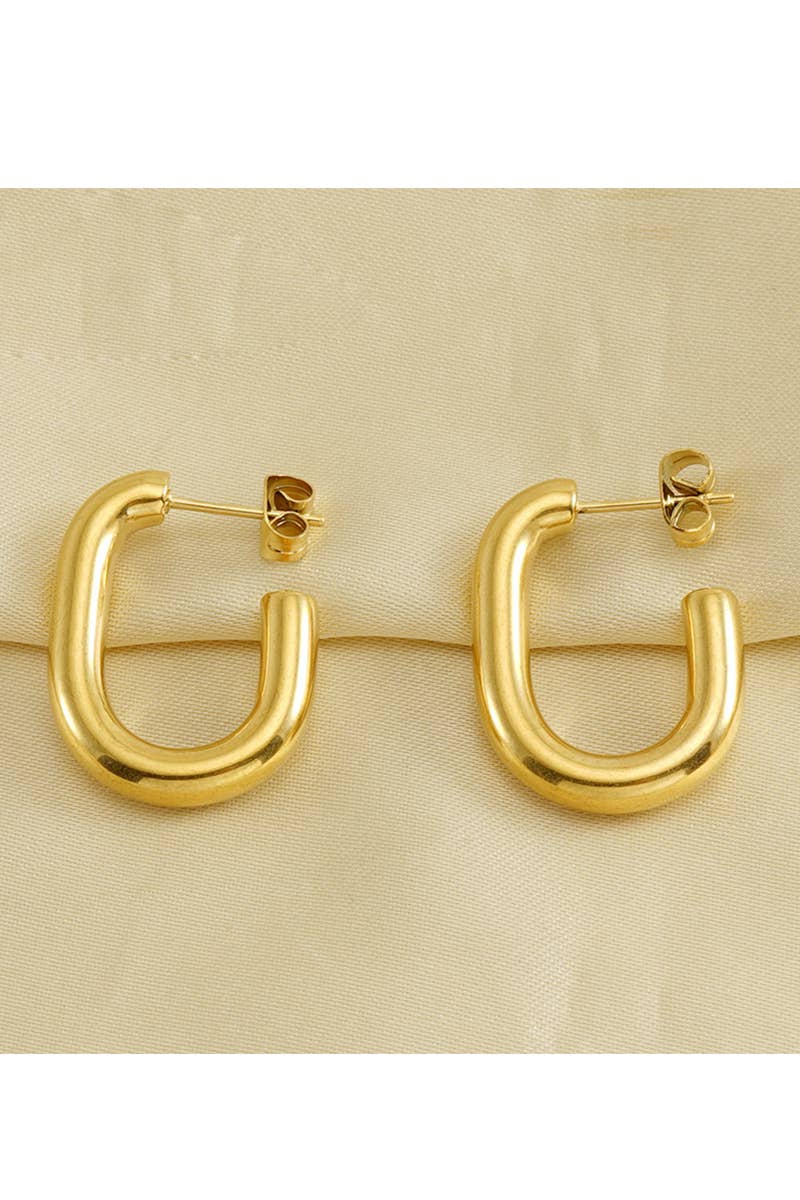 18K GOLD PLATED STAINLESS STEEL EARRINGS_CWAJE0383