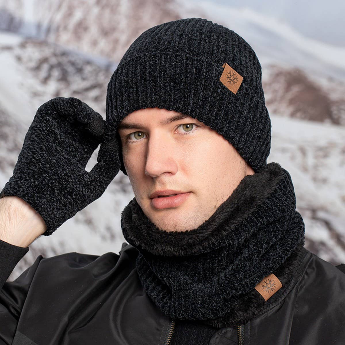 WINTER TOUCH SCREEN WINDPROOF THREE-PIECE SUIT