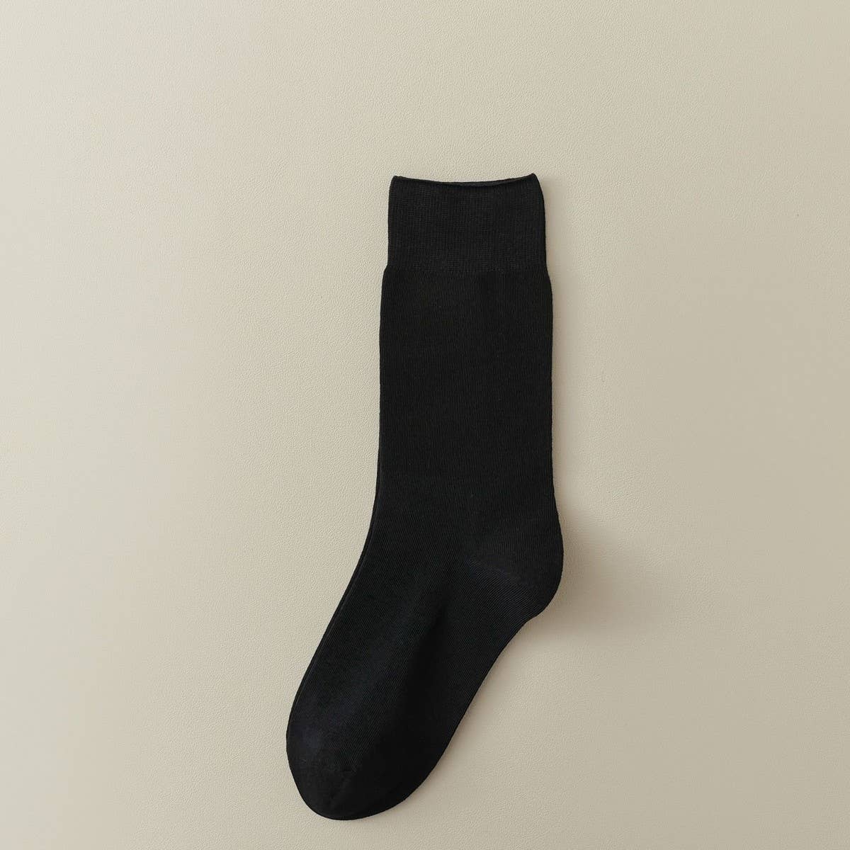 WOMEN LEISURE SOLID COLOR PILE SOCKS
