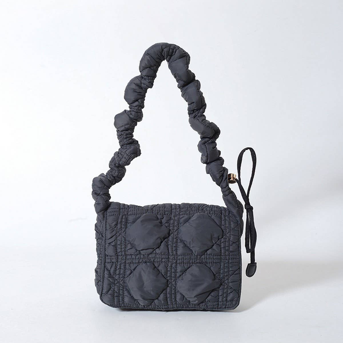 Puff Cloud Bag Quilted Flap Shoulder Crossbody_CUAB00493