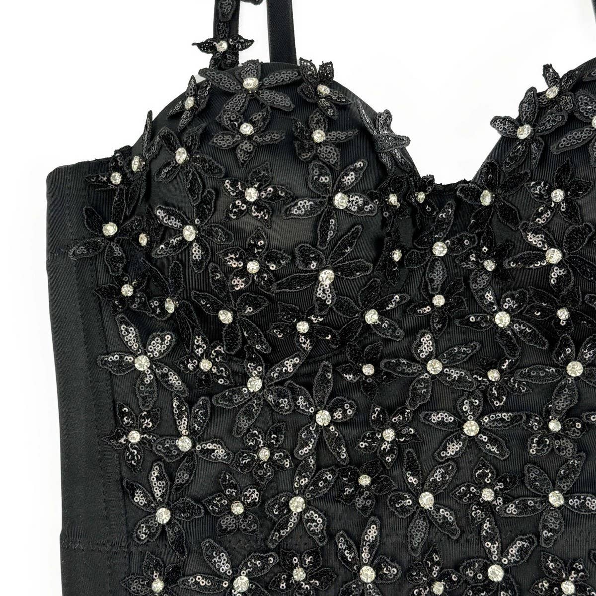 DIAMOND FLOWER HIGH-END PURE HERRINGBONE CORSET