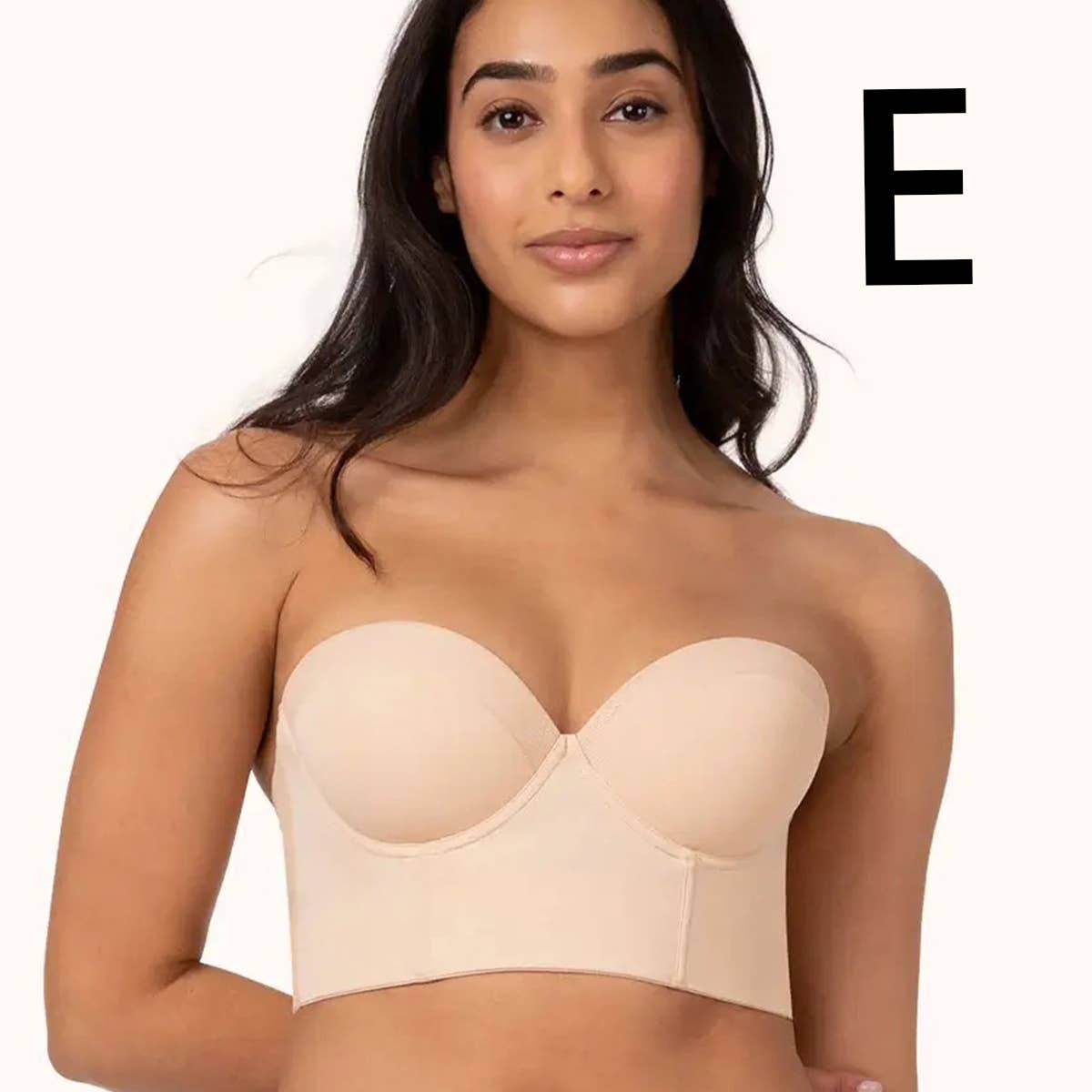 DETACHABLE SHOULDER STRAP BACKLESS  TOP bralette-CWMU0045