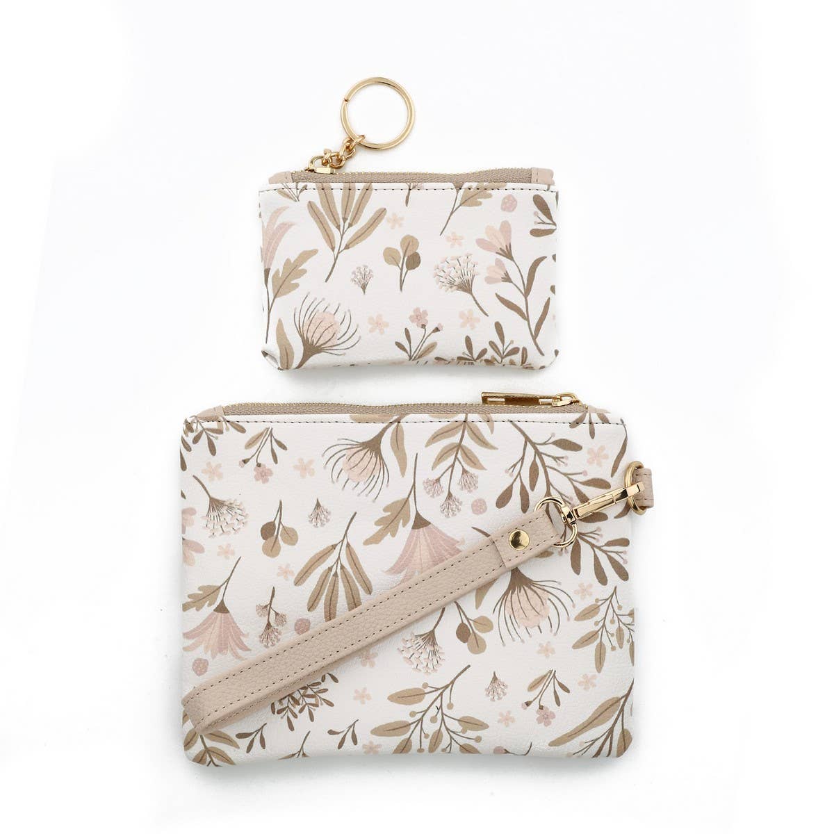 Women¡¯s Leather Coin Wallet with Bow and Wristlet_CUAB00436