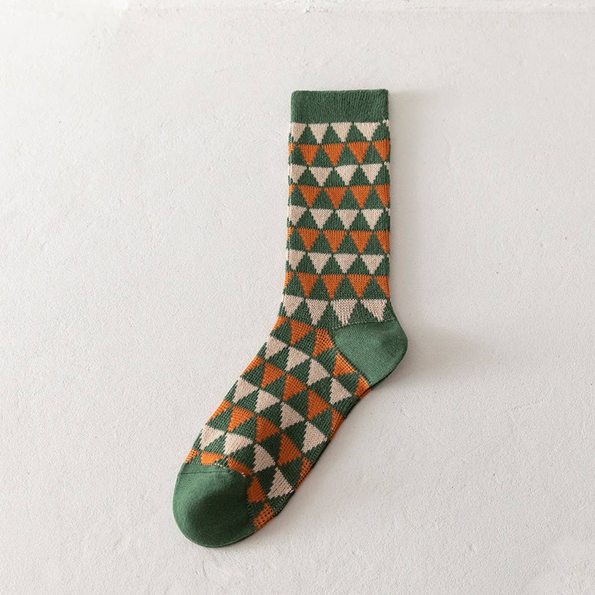 Geometric pattern fall/winter Christmas gift socks