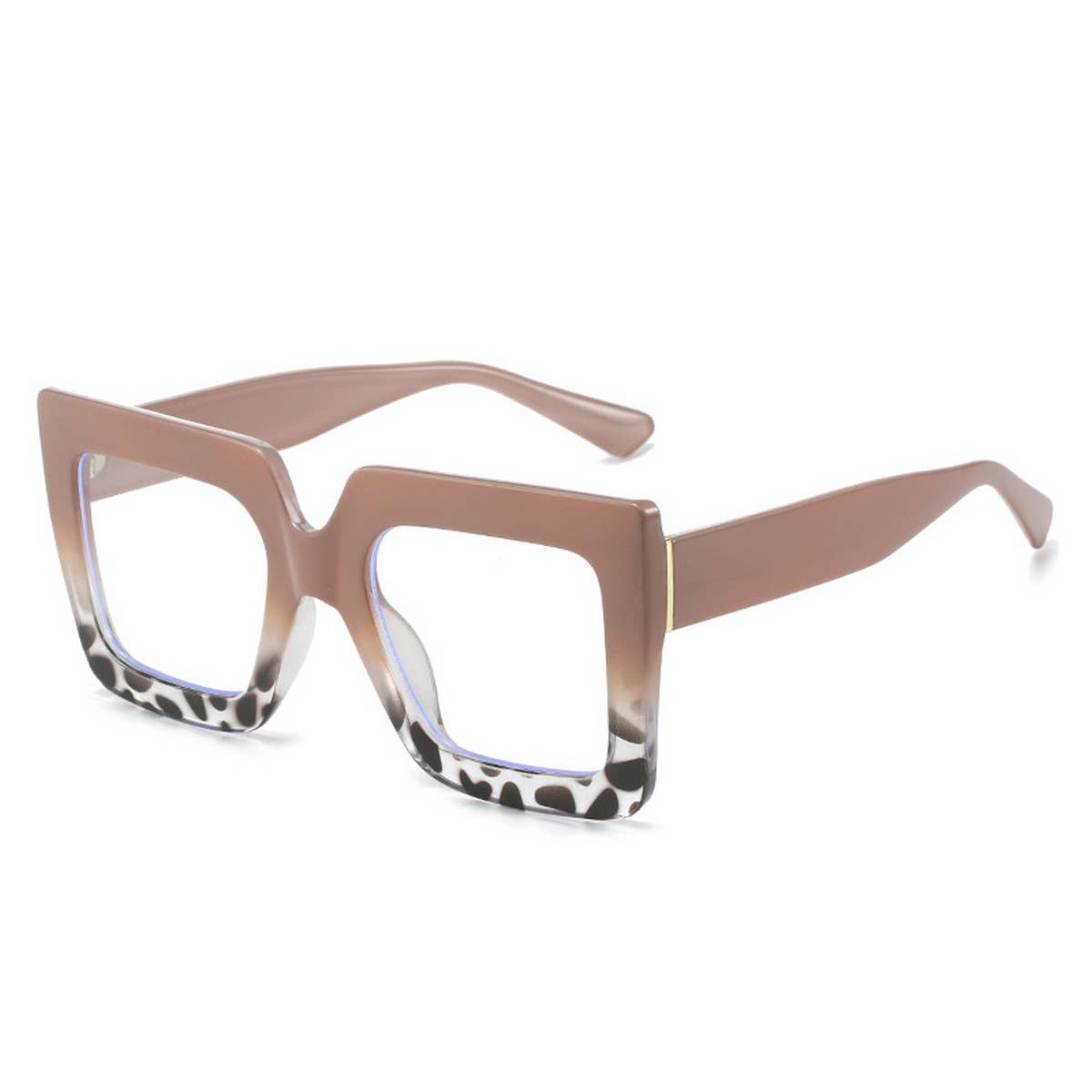 TORTOISESHELL SQUARE FRAME FASHION GLASSES