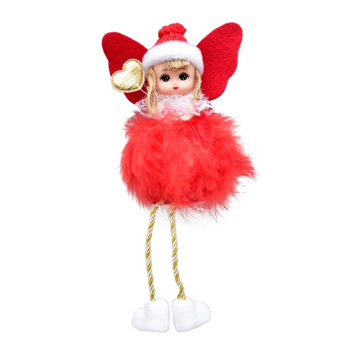 Cute Feather Angel Christmas Tree Ornament_CWAJE05398