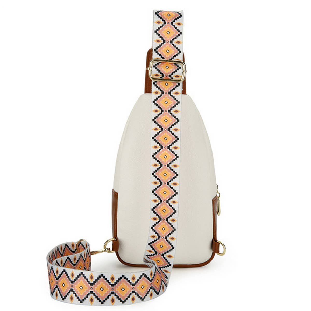 BOHEMIAN LARGE CAPACITY PLAID CROSSBODY BAG_CWAB2697