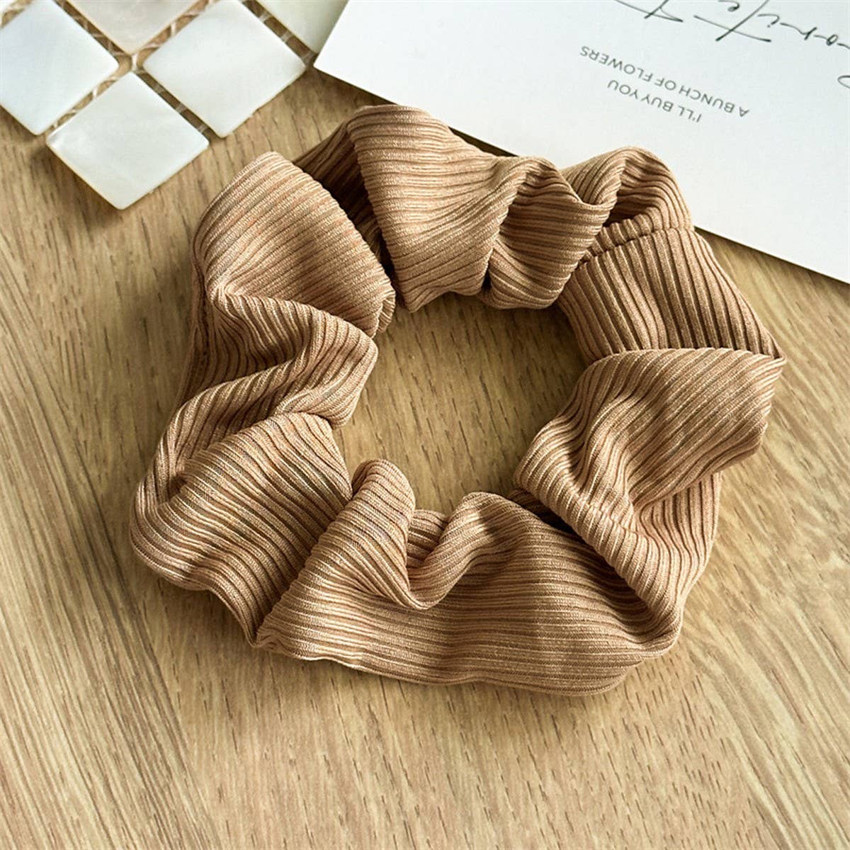 MORANDI COLOR STRIPED SIMPLE HAIR BAND