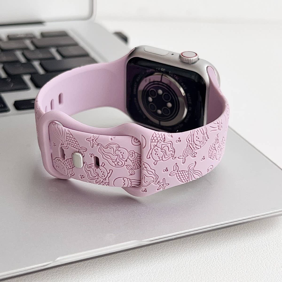 APPLE WATCH ULTRAS9S8 ENGRAVED MERMAID STRAP_CWWW0056