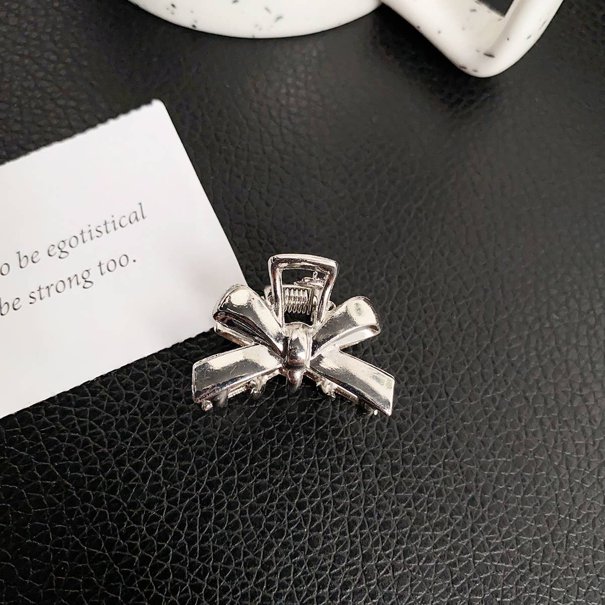 High-end and elegant bow alloy hair clips