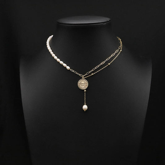 LUXURY NATURAL FRESHWATER PEARL NECKLACE