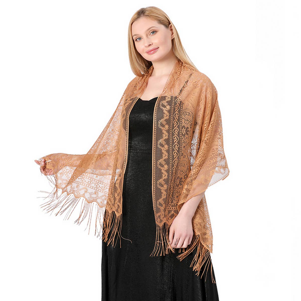 HOLLOW NEW STYLE MIN WHIRLWIND CASHEW SHAWL