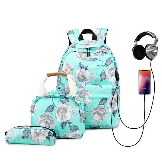 Backpacks for School??œFloral Oxford Large Capacity_CWAB5512