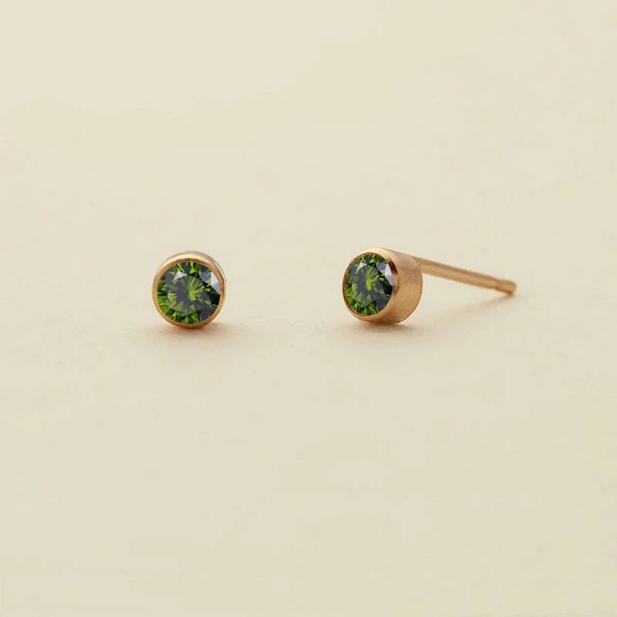 Zodiac Birthstone Zircon Stud Earrings Colorfast_CWAJE5027