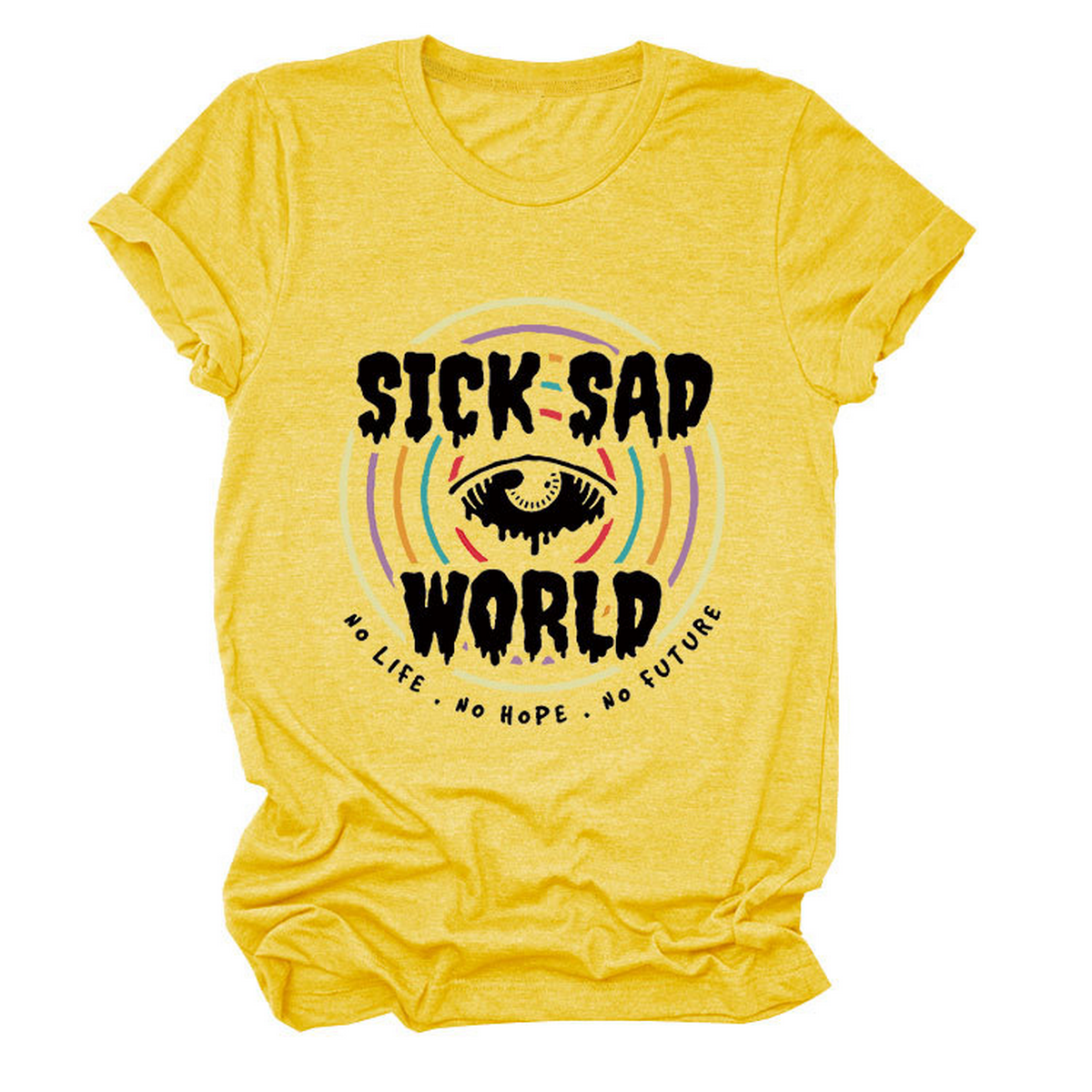 Simple Crew Neck Tee ??Comfortable Fit_CWTTS1532