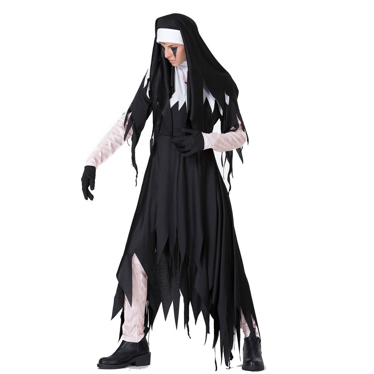 HALLOWEEN HORROR BLOODY NUN COSTUME