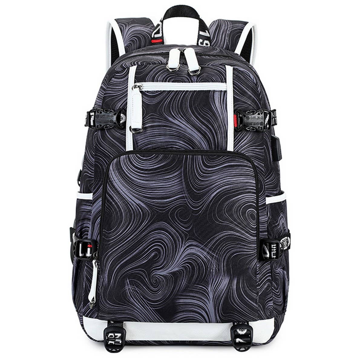 Backpacks for School ??Graffiti Print Travel Bag_CWAB5515