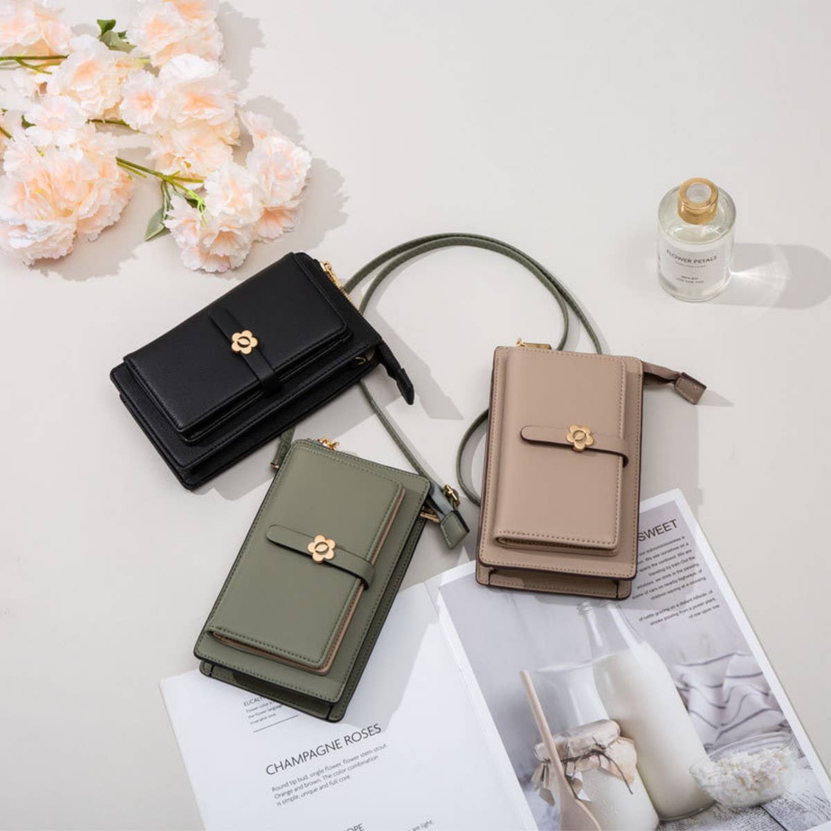 FASHION TRENDY ZIPPER BUCKLE WALLET_CWAB2333