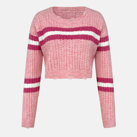 SWEET STYLE PULLOVER SWEATER BASE KNITWEAR