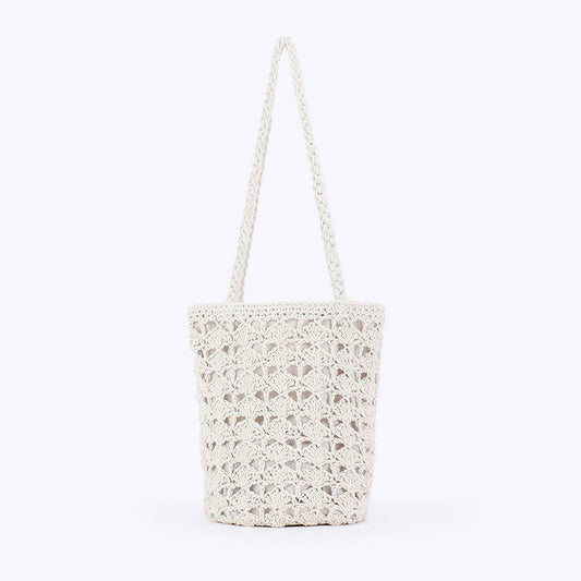SHOULDER BAG BEACH BAGS TOTES WITH MESH_CWAB4662