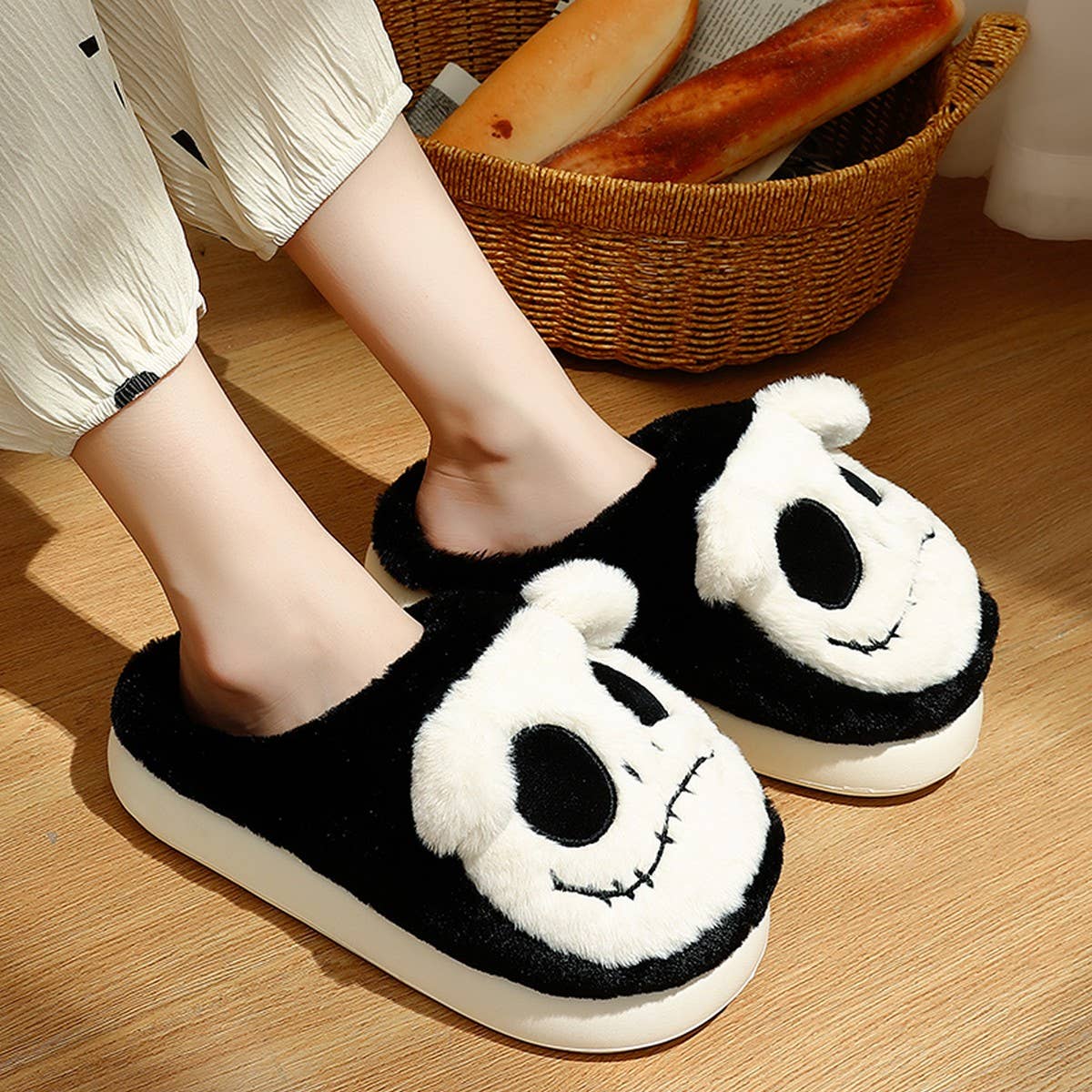 HALLOWEEN SLIPPERS CARTOON ANIMAL HOUSE SLIPPERS