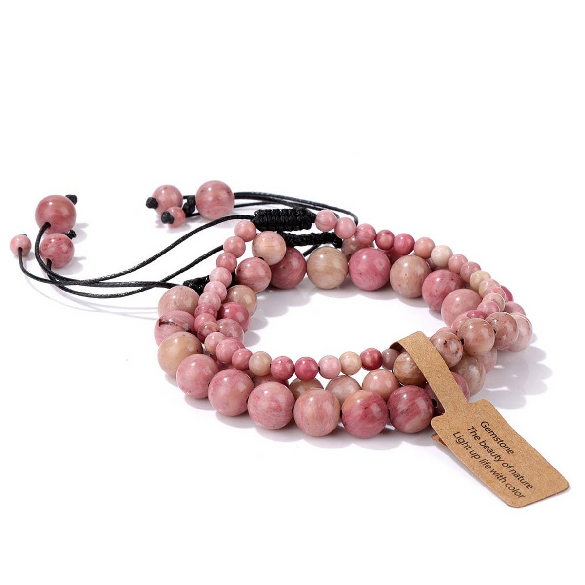 CWAJE4233_NATURAL STONE SIMPLE BRAIDED BRACELET