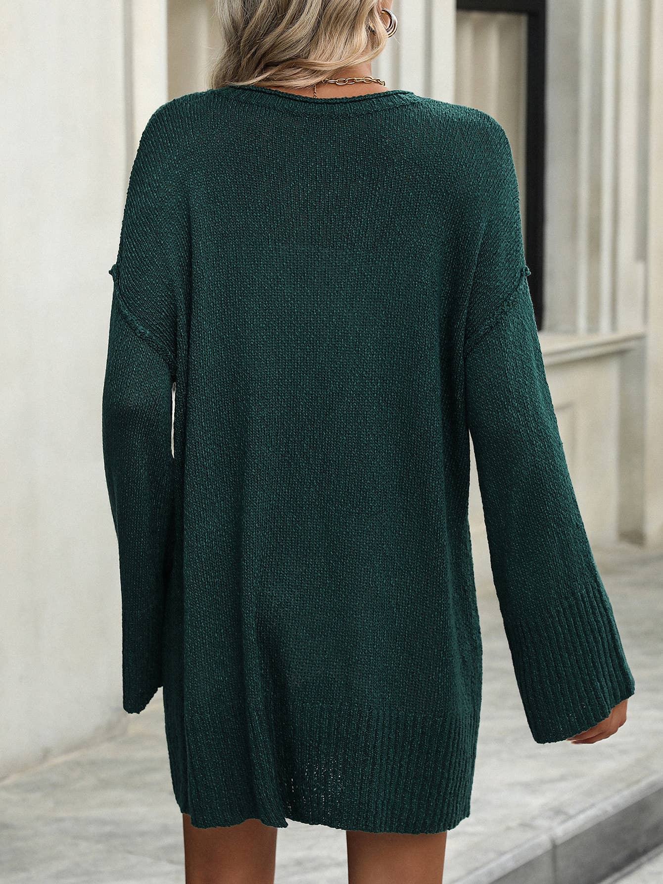 Fashion knit sexy pullover sweater