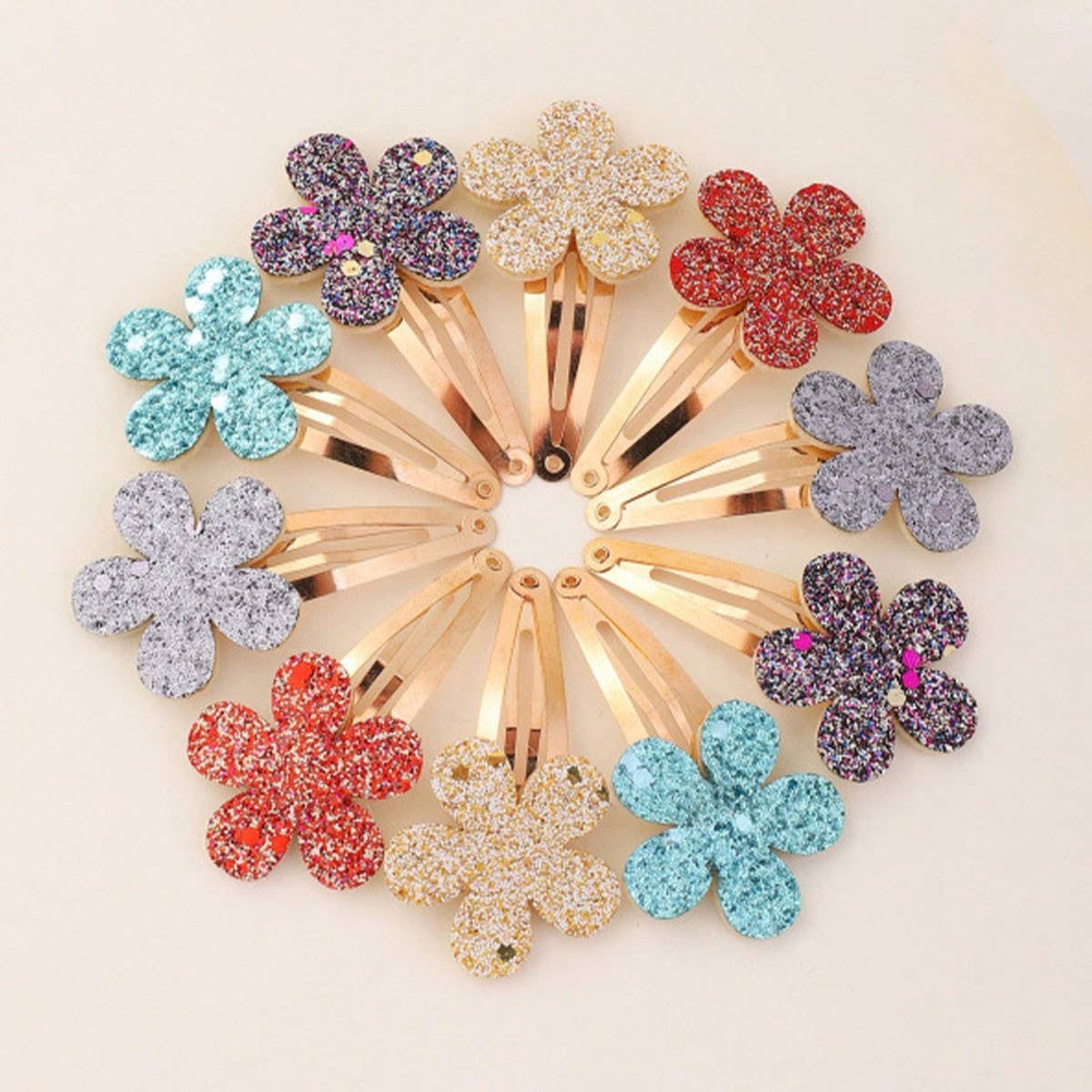 Glitter Flower BB Clip for Kids ? Baby Hairpin