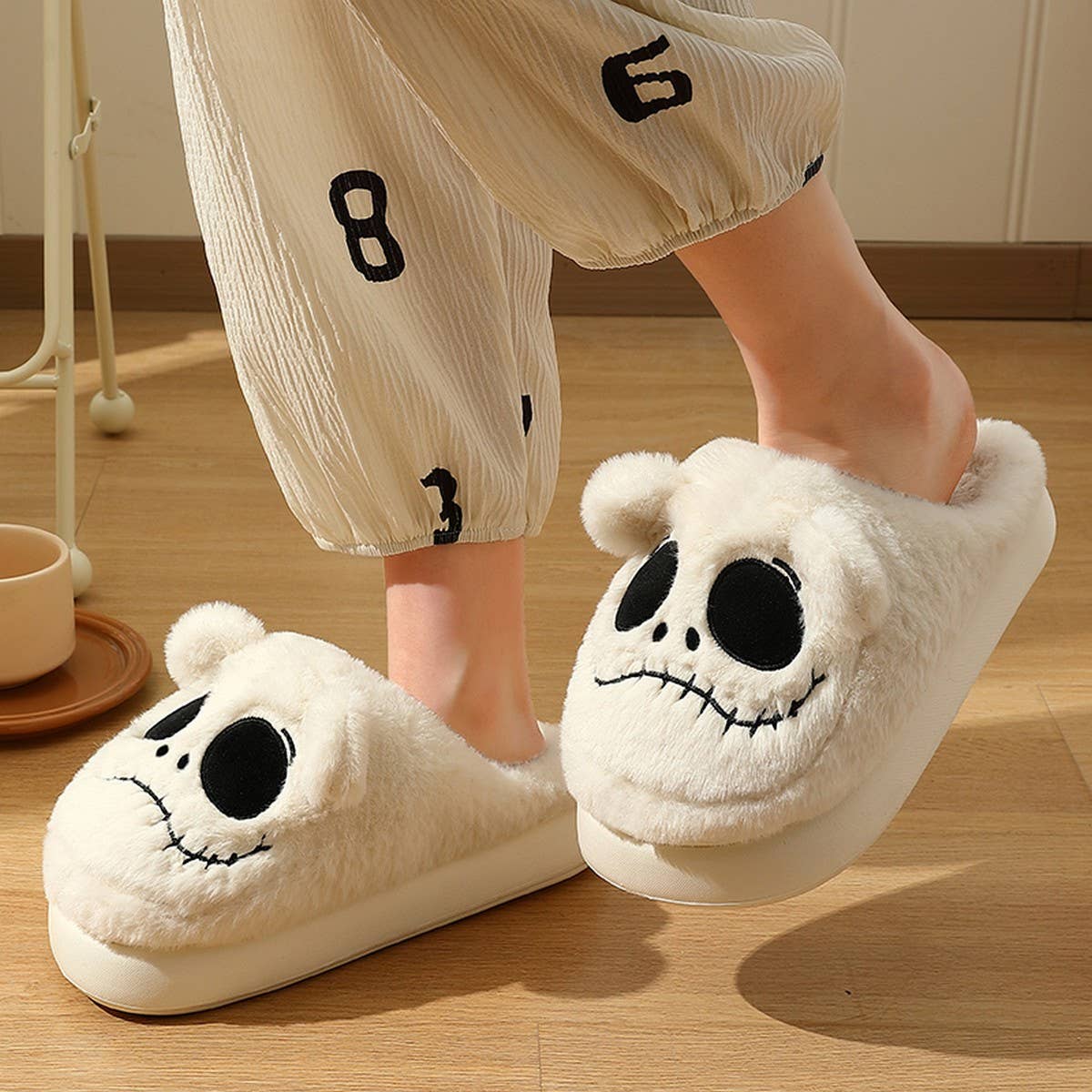 HALLOWEEN SLIPPERS CARTOON ANIMAL HOUSE SLIPPERS
