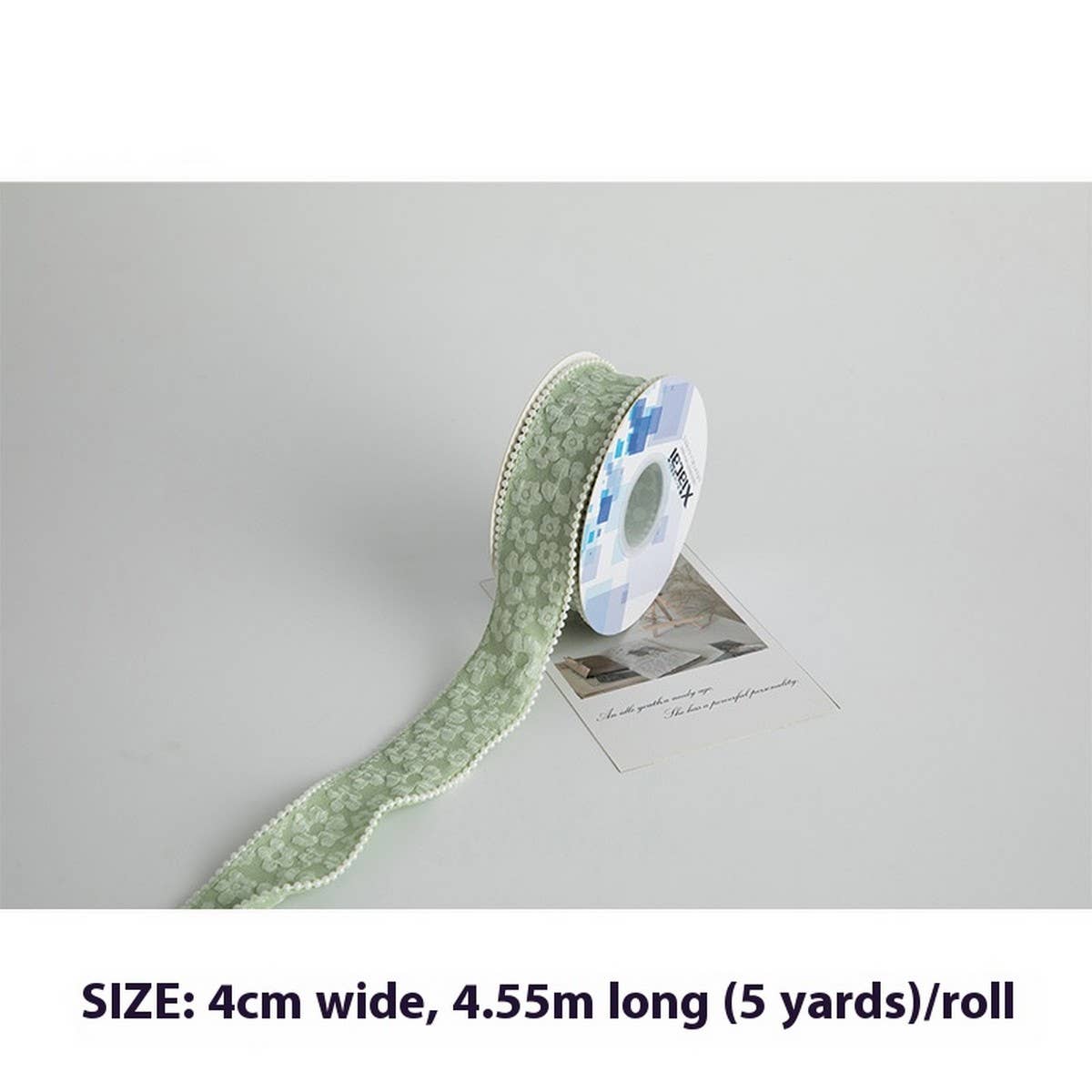 DIY FLORAL RIBBON WITH THREE-DIMENSIONAL PATTERN