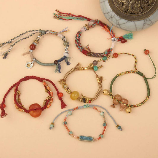 COUPLES RETRO BRAIDED ADJUSTABLE BRACELET