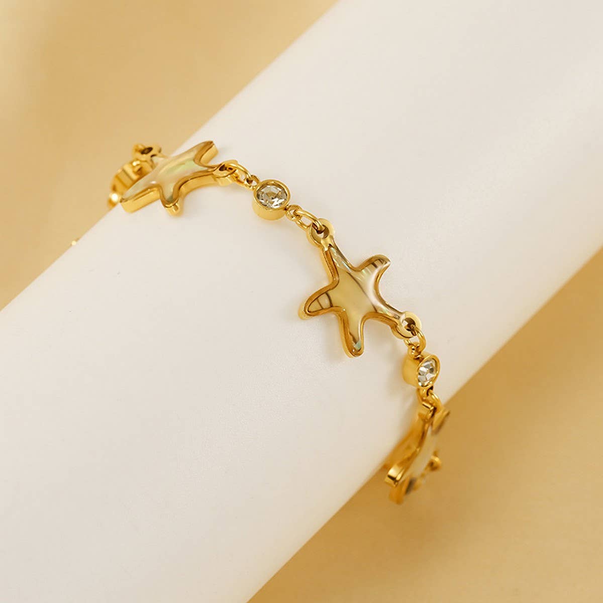 CWAJE1956_Temperament Starfish Shell Bracelet