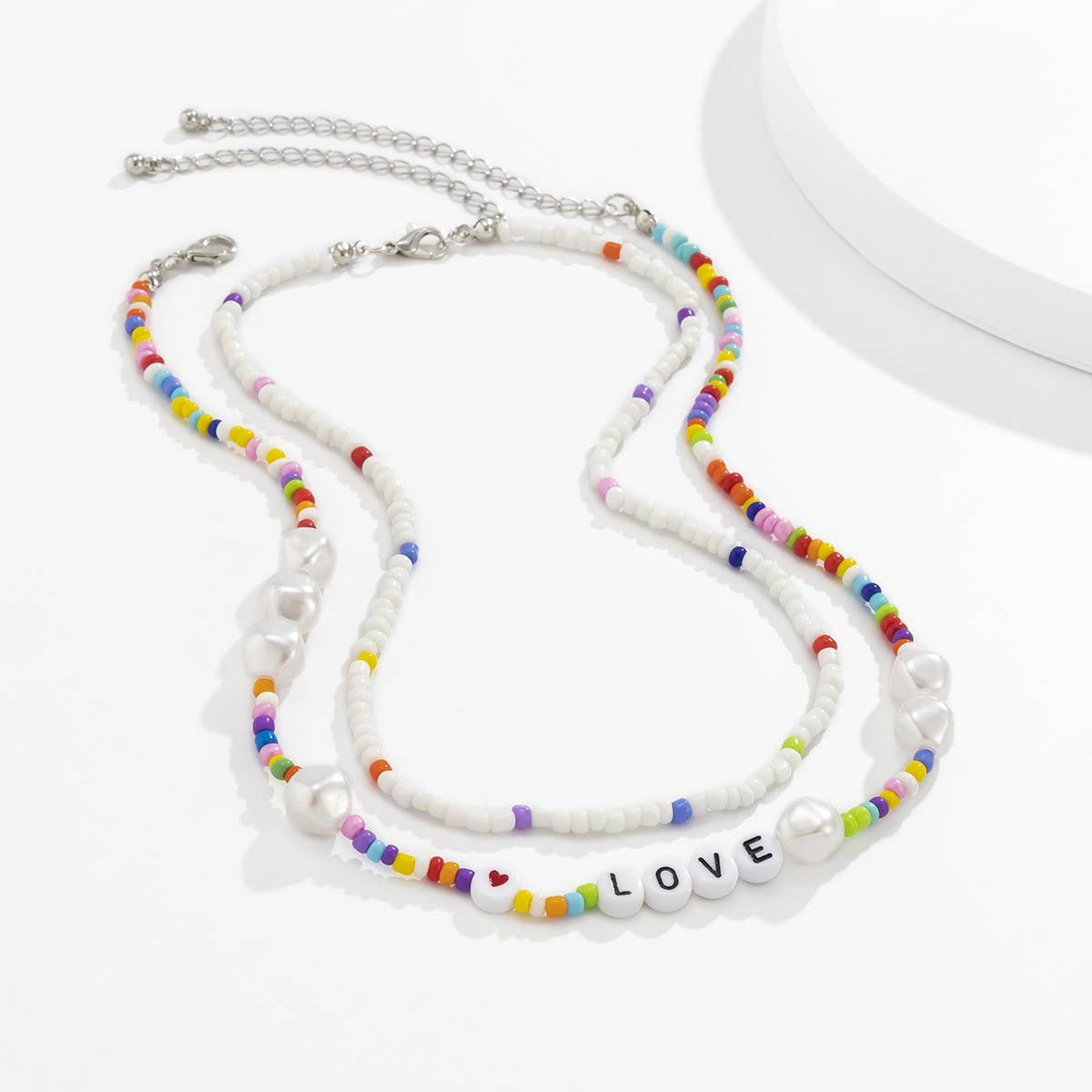 CREATIVECOLOR SPECIAL SHAPED LETTER NECKLACE