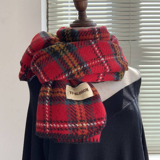 Plaid Scarf for Women - Versatile Winter Shawl_CWASC1502