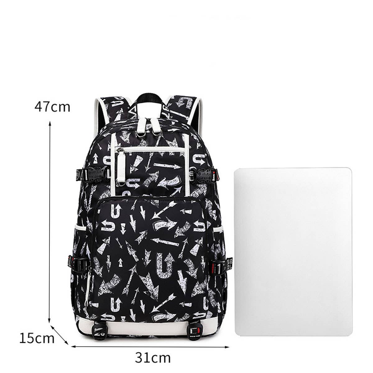 Backpacks for School ??Large & Stylish Heat Print_CWAB5387