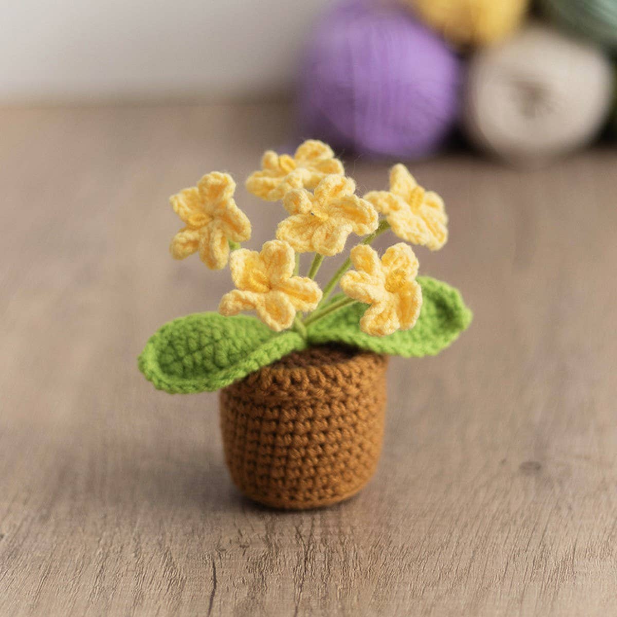 CWMM9285_HAND-WOVEN MINI POTTED PLANT OFFICE DECORATION