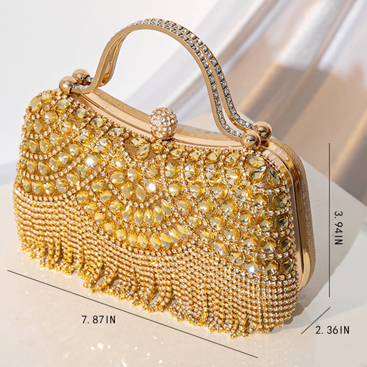 NEW STYLE TASSEL BANQUET FASHION HANDBAG_CWAB2497