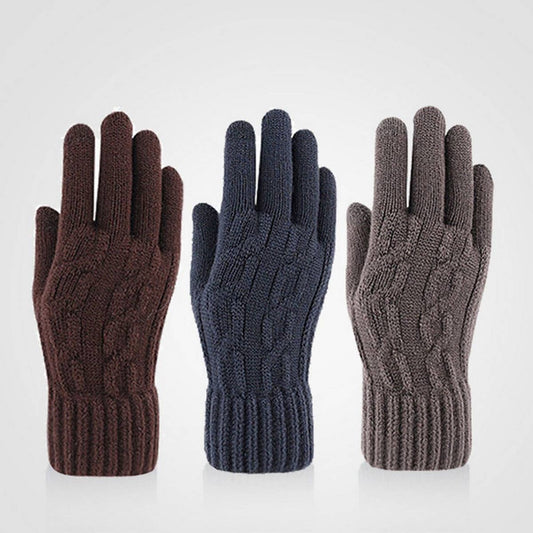 NEW MEN'S COLD-PROOF KNITTED TOUCHSCREEN GLOVES_CWAG0394