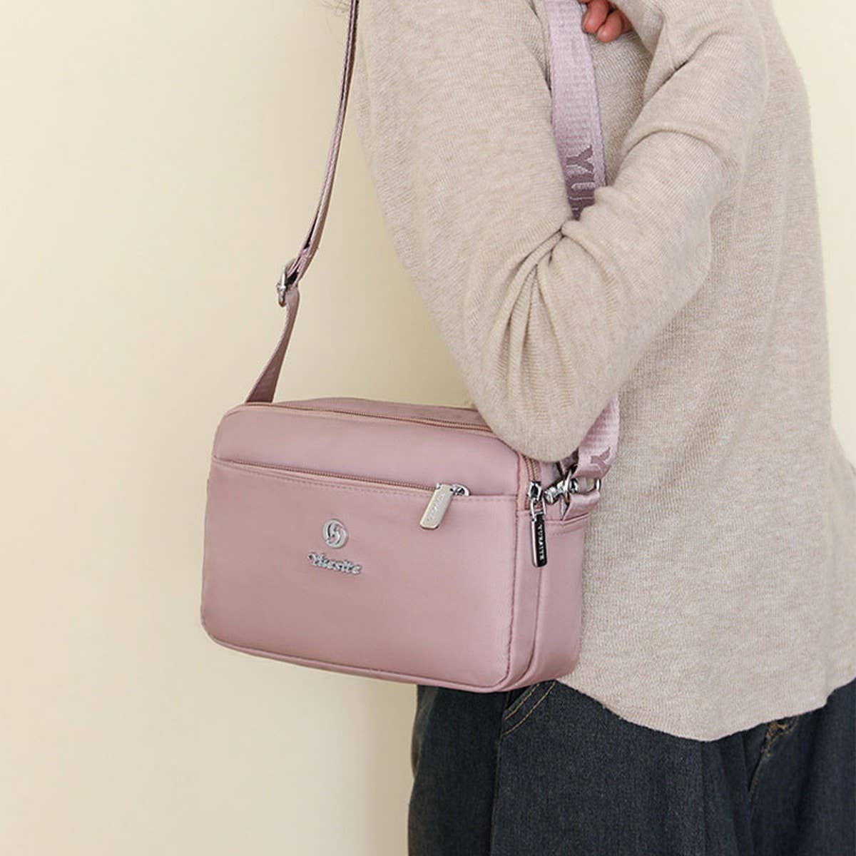FASHIONABLE SIMPLE SHOULDER MESSENGER BAG_CWAB3499