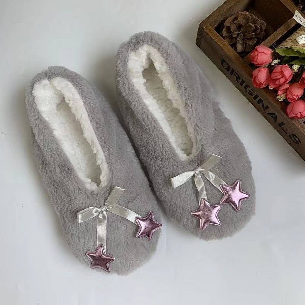 HOME WARM NON-SLIP PLUSH FLOOR SOCKS YOGA SOCKS