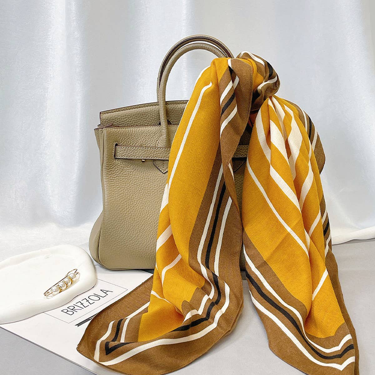 Velvet Scarf - Elegant Faux Wool Fall/Winter Shawl