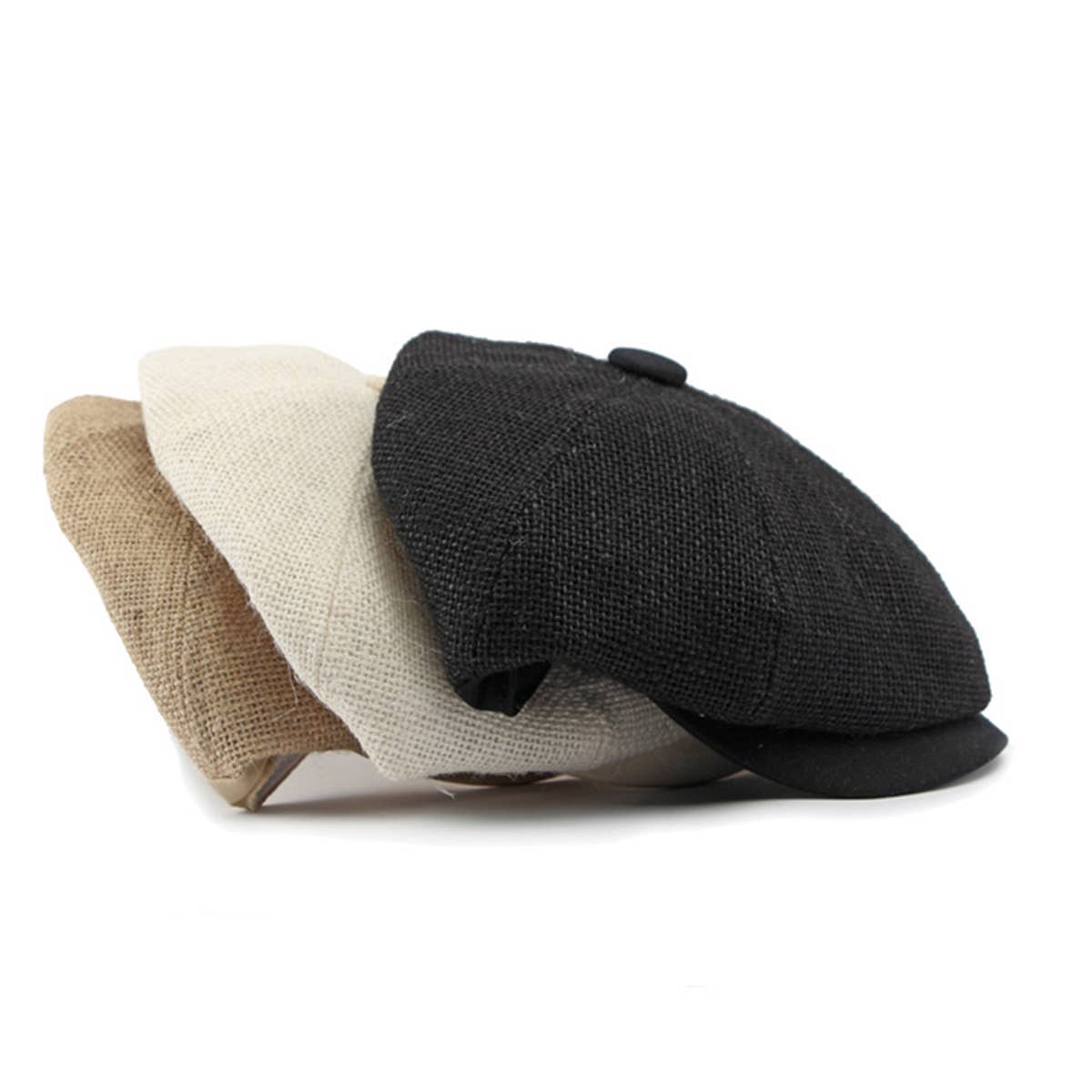 MEN'S NEW HOLLOW BREATHABLE FLAT CAP_CWAH1910