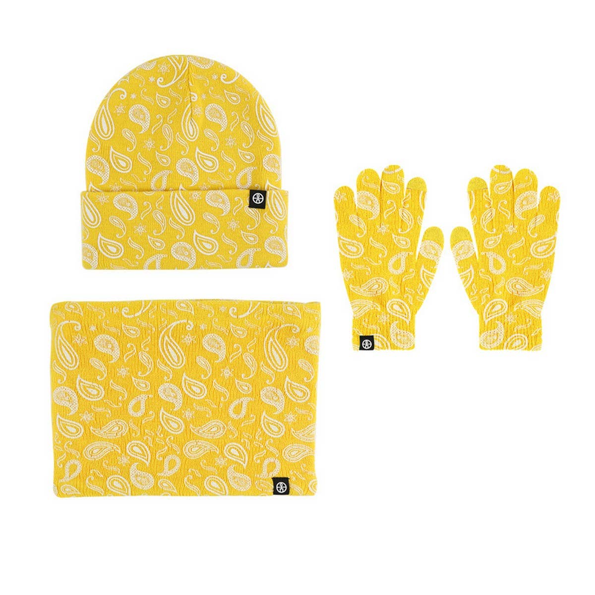 WINTER FASHION COLORFUL PRINT THREE PIECE SUIT