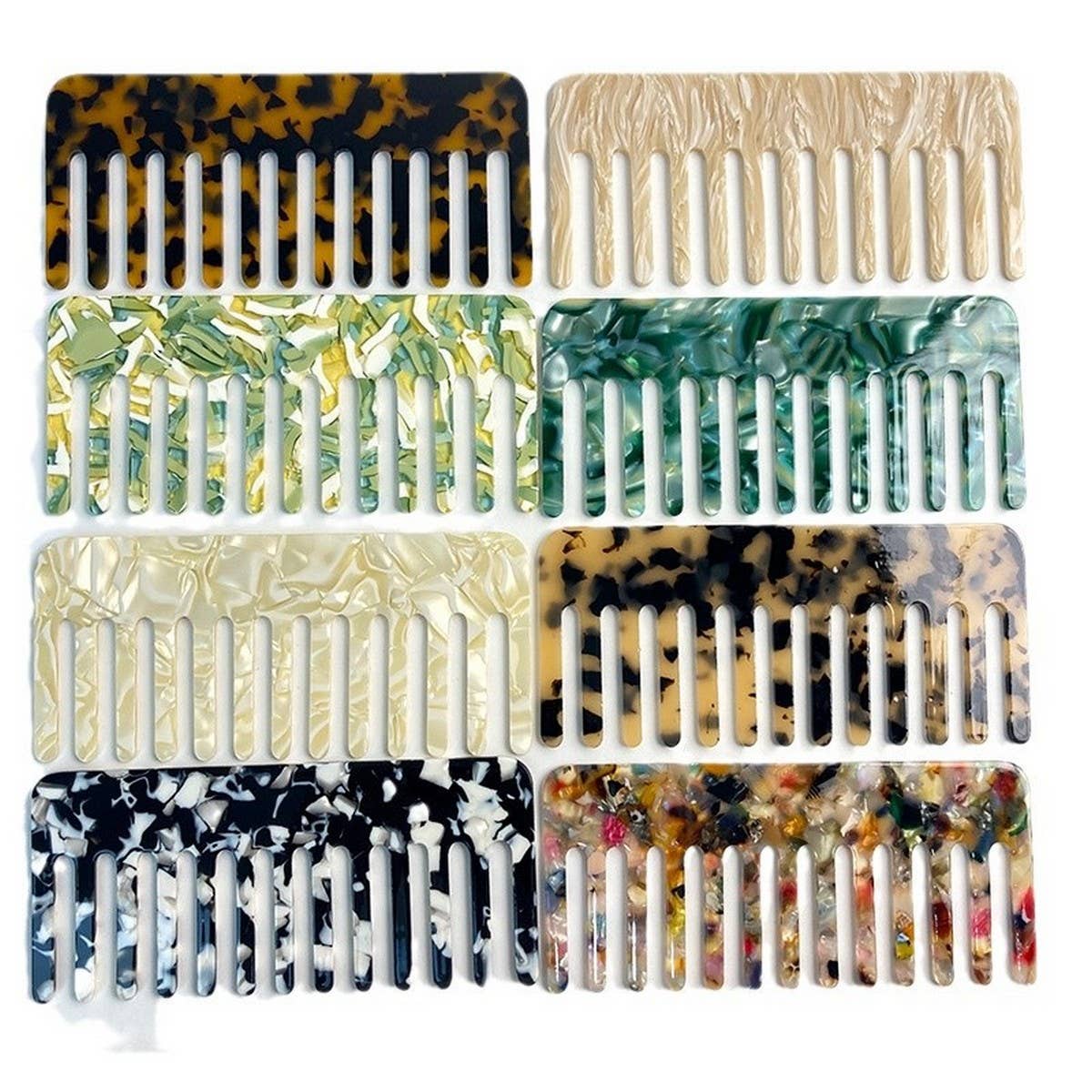 Tortoiseshell Acetate Comb Vintage Anti-Static