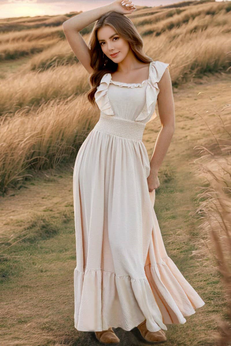 CWDMD6138_SOLID OFF-SHOULDER ONE-SHOULDER DRESS