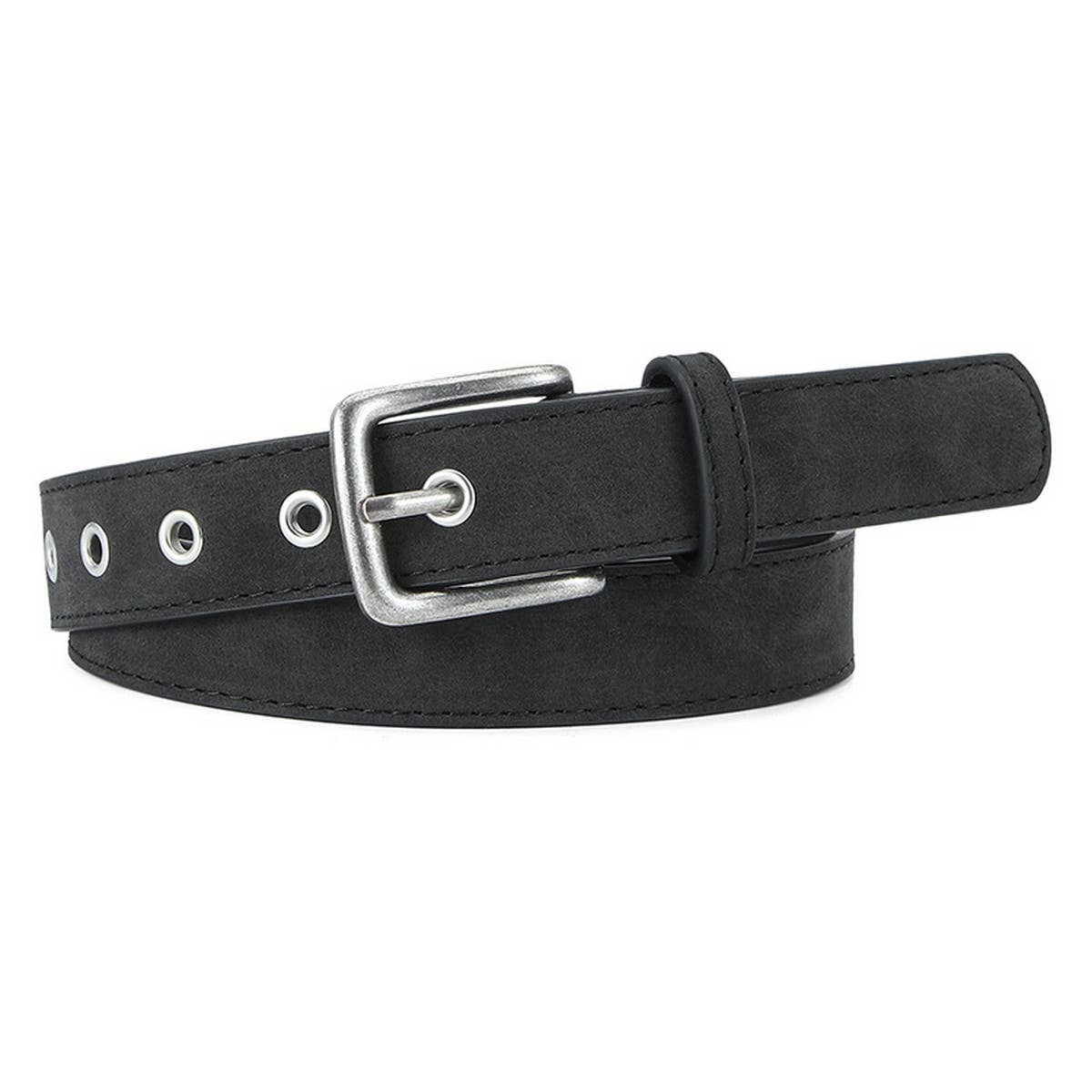 NEW FROSTED WEAR-RESISTANT PIN BUCKLE BELT_CWABE0582